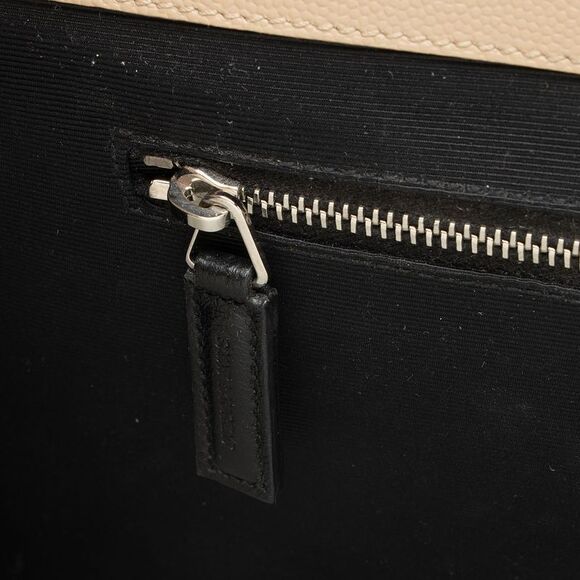 Saint Laurent Mixed Matelasse Grain de Poudre Monogram Large Shoulder Bag - Picture 14 of 16